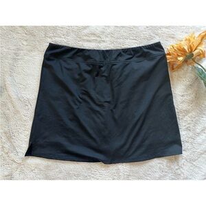 Ekouaer - Black Skort with Shorts